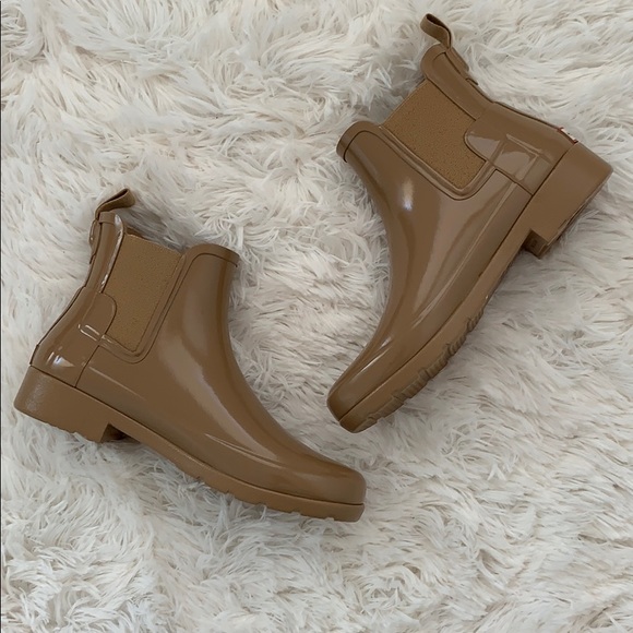 Hunter original refined Chelsea Gloss Rain boots - Picture 3 of 8
